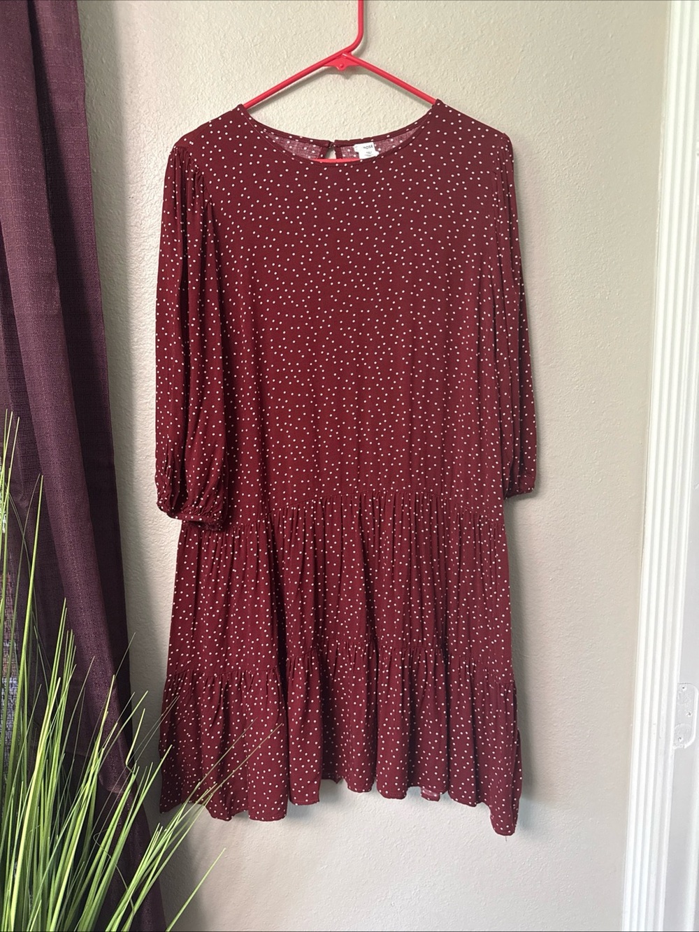 #853 Melrose And Market Tiered Boho Dress Size Large